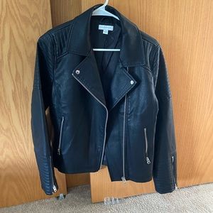 Top Shop from Nordstrom. Brand new.  Faux leather.